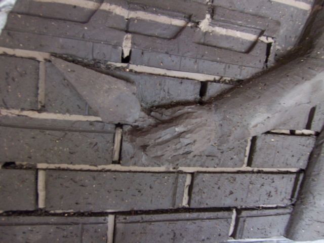 Rough Masonry woman hand